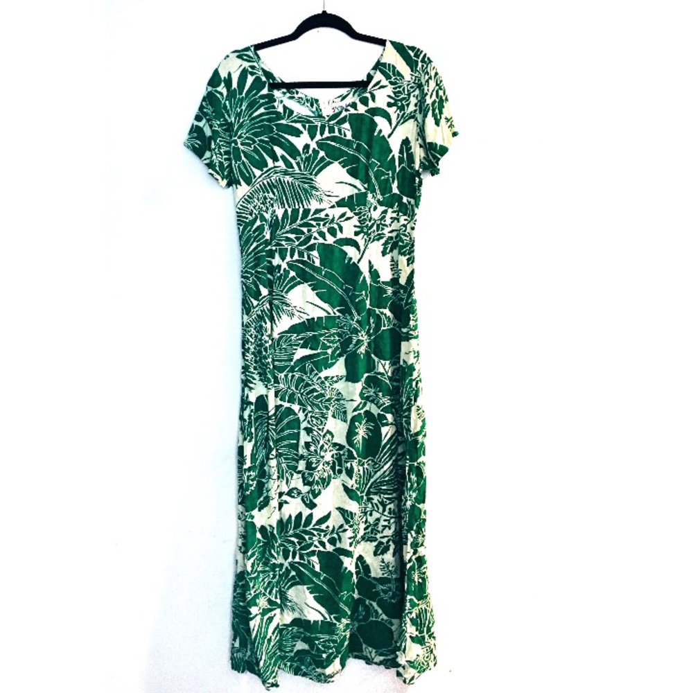 Jams World | Vintage Tropical Print Maxi Dress | M